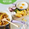 imageGreenLife Soft Grip Healthy Ceramic Nonstick 7quot and 10quot Frying Pan Set PFAS ampamp PFOAFree Dishwasher Safe Egg Omelet Skillet Cookware for Easy Cooking NonStick Kitchen Essentials BlueLavender