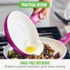 imageGreenLife Soft Grip Healthy Ceramic Nonstick 7quot and 10quot Frying Pan Set PFAS ampamp PFOAFree Dishwasher Safe Egg Omelet Skillet Cookware for Easy Cooking NonStick Kitchen Essentials BlueBright Pink