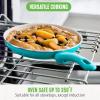 imageGreenLife Soft Grip Healthy Ceramic Nonstick 7quot and 10quot Frying Pan Set PFAS ampamp PFOAFree Dishwasher Safe Egg Omelet Skillet Cookware for Easy Cooking NonStick Kitchen Essentials BlueCaribbean Blue
