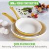 imageGreenLife Soft Grip Healthy Ceramic Nonstick 7quot and 10quot Frying Pan Set PFAS ampamp PFOAFree Dishwasher Safe Egg Omelet Skillet Cookware for Easy Cooking NonStick Kitchen Essentials BlueYellow