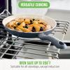 imageGreenLife Soft Grip Healthy Ceramic Nonstick 7quot and 10quot Frying Pan Set PFAS ampamp PFOAFree Dishwasher Safe Egg Omelet Skillet Cookware for Easy Cooking NonStick Kitchen Essentials BlueGray