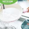 imageGreenLife Soft Grip Healthy Ceramic Nonstick 8quot 10quot and 12quot Frying Pan Skillet Set PFASFree Dishwasher Safe BlueSoft Pink