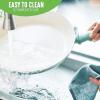 imageGreenLife Soft Grip Healthy Ceramic Nonstick 8quot 10quot and 12quot Frying Pan Skillet Set PFASFree Dishwasher Safe BlueTurquoise