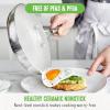 imageGreenLife TriPly Stainless Steel Healthy Ceramic Nonstick 10 Piece Cookware Pots and Pans Set PFASFree Multi Clad Induction Dishwasher Safe Oven Safe Silver