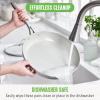 imageGreenLife TriPly Stainless Steel Healthy Ceramic Nonstick 10 Piece Cookware Pots and Pans Set PFASFree Multi Clad Induction Dishwasher Safe Oven Safe Silver