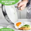 imageGreenLife TriPly Stainless Steel Healthy Ceramic Nonstick 8quot Frying Pan Skillet PFASFree Multi Clad Induction Dishwasher Safe Oven Safe Silver11 Frying Pan Skillet