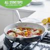 imageGreenLife TriPly Stainless Steel Healthy Ceramic Nonstick 8quot Frying Pan Skillet PFASFree Multi Clad Induction Dishwasher Safe Oven Safe Silver11 Frying Pan Skillet