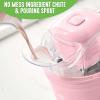 imageGreenLife 15QT Electric Ice Cream Frozen Yogurt and Sorbet Maker with Mixing Paddle Dishwasher Safe Parts Easy one Switch BPAFree RedPink