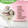 imageGreenLife 15QT Electric Ice Cream Frozen Yogurt and Sorbet Maker with Mixing Paddle Dishwasher Safe Parts Easy one Switch BPAFree RedPink