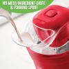 imageGreenLife 15QT Electric Ice Cream Frozen Yogurt and Sorbet Maker with Mixing Paddle Dishwasher Safe Parts Easy one Switch BPAFree RedRed