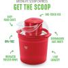 imageGreenLife 15QT Electric Ice Cream Frozen Yogurt and Sorbet Maker with Mixing Paddle Dishwasher Safe Parts Easy one Switch BPAFree RedRed