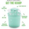 imageGreenLife 15QT Electric Ice Cream Frozen Yogurt and Sorbet Maker with Mixing Paddle Dishwasher Safe Parts Easy one Switch BPAFree RedTurquoise