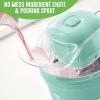 imageGreenLife 15QT Electric Ice Cream Frozen Yogurt and Sorbet Maker with Mixing Paddle Dishwasher Safe Parts Easy one Switch BPAFree RedTurquoise