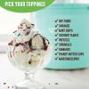 imageGreenLife 15QT Electric Ice Cream Frozen Yogurt and Sorbet Maker with Mixing Paddle Dishwasher Safe Parts Easy one Switch BPAFree RedTurquoise
