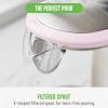 imageGreenLife 17 Liter Glass Electric Kettle Easy One Touch Use Quick Heating Filtered Spout LED Base Auto ShutOff Cordless Serving Coffee and Tea PinkPink
