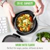 imageGreenLife 20oz Electric Lunch Box Food ampamp Soup Warmer PFAS ampamp PFOAFree Ceramic Nonstick Interior Portable for Travel ampamp Office SpillProof Lid Removable Bowl Dishwasher Safe TaupeBlack