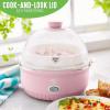 imageGreenLife 3in1 Breakfast Station Ceramic Nonstick Dual Griddles for Eggs Meat Pancakes ampamp Sandwiches  2Slice Toast Drawer Healthy Cooking Timer Versatile Morning Meal Maker PinkPink