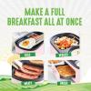 imageGreenLife 3in1 Breakfast Station Ceramic Nonstick Dual Griddles for Eggs Meat Pancakes ampamp Sandwiches  2Slice Toast Drawer Healthy Cooking Timer Versatile Morning Meal Maker PinkPink