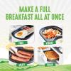 imageGreenLife 3in1 Breakfast Station Ceramic Nonstick Dual Griddles for Eggs Meat Pancakes ampamp Sandwiches  2Slice Toast Drawer Healthy Cooking Timer Versatile Morning Meal Maker PinkWhite
