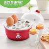 imageGreenLife 3in1 Breakfast Station Ceramic Nonstick Dual Griddles for Eggs Meat Pancakes ampamp Sandwiches  2Slice Toast Drawer Healthy Cooking Timer Versatile Morning Meal Maker PinkRed