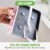 imageGreenLife 3in1 Breakfast Station Ceramic Nonstick Dual Griddles for Eggs Meat Pancakes ampamp Sandwiches  2Slice Toast Drawer Healthy Cooking Timer Versatile Morning Meal Maker PinkPink