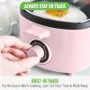 imageGreenLife 3in1 Breakfast Station Ceramic Nonstick Dual Griddles for Eggs Meat Pancakes ampamp Sandwiches  2Slice Toast Drawer Healthy Cooking Timer Versatile Morning Meal Maker PinkPink