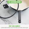 imageGreenLife Arte 8 Piece Ceramic Nonstick Cookware Pots and Pans Set Induction Suitable PFOA ampamp PFAS Free Wood Print Handles Glass Lids Stock Saucepans ampamp Frying Pans Dishwasher Safe Speckled CreamGraphite
