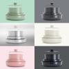 imageGreenLife Click 10Piece Ceramic Nonstick Cookware Set Detachable Handle Stackable Space Saving Kitchen Essential Non Toxic PFASFree Pots ampamp Pans Induction ampamp Oven Safe Glass Lid Speckled CreamSage Green