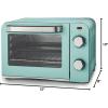 imageGreenLife Countertop Toaster Oven Air Fryer Stainless Steel Healthy Ceramic Nonstick PFAS and PFOAFree Tray ampamp Basket Bake Broil Reheat Adjustable Temp ampamp Time Control Auto Shutoff PinkTurquoise