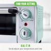 imageGreenLife Countertop Toaster Oven Air Fryer Stainless Steel Healthy Ceramic Nonstick PFAS and PFOAFree Tray ampamp Basket Bake Broil Reheat Adjustable Temp ampamp Time Control Auto Shutoff PinkTurquoise