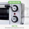 imageGreenLife Countertop Toaster Oven Air Fryer Stainless Steel Healthy Ceramic Nonstick PFAS and PFOAFree Tray ampamp Basket Bake Broil Reheat Adjustable Temp ampamp Time Control Auto Shutoff PinkBlack