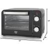 imageGreenLife Countertop Toaster Oven Air Fryer Stainless Steel Healthy Ceramic Nonstick PFAS and PFOAFree Tray ampamp Basket Bake Broil Reheat Adjustable Temp ampamp Time Control Auto Shutoff PinkBlack