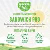 imageGreenLife Pro Electric Panini Press Grill and Sandwich Maker Healthy Ceramic Nonstick PlatesEasy Indicator Light PFASFree YellowGray