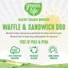 imageGreenLife Pro Electric Panini Press Grill and Sandwich Maker Healthy Ceramic Nonstick PlatesEasy Indicator Light PFASFree YellowPink