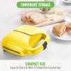 imageGreenLife Pro Electric Panini Press Grill and Sandwich Maker Healthy Ceramic Nonstick PlatesEasy Indicator Light PFASFree YellowYellow