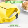 imageGreenLife Pro Electric Panini Press Grill and Sandwich Maker Healthy Ceramic Nonstick PlatesEasy Indicator Light PFASFree YellowYellow