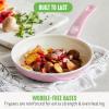 imageGreenLife Soft Grip 8 Frypan Skillet and Spatula Breakfast Cookware Set PFASFree Ceramic Nonstick Silicon Spatula with Bamboo Handle Egg Omelette Bacon Dishwasher Safe StayCool Handles CreamPink