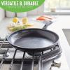 imageGreenLife Soft Grip Healthy Ceramic Nonstick 8quot Frying Pan Skillet PFASFree Dishwasher Safe BlueBlack Diamond