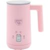 imageGreenLife Ceramic Electric Milk Frother 10oz 4in1 Auto Hot and Cold Foam Dense and Light Foam PFOA and PFAS Free Cordless Milk Warmer and Steamer for Latte Coffee WhitePink