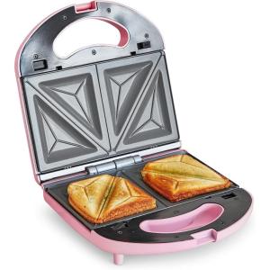 imageGreenLife Pro Electric Panini Press Grill and Sandwich Maker Healthy Ceramic Nonstick PlatesEasy Indicator Light PFASFree YellowPink