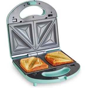 imageGreenLife Pro Electric Panini Press Grill and Sandwich Maker Healthy Ceramic Nonstick PlatesEasy Indicator Light PFASFree YellowTurquoise