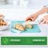 imageGreenLife 2 Cutting boards 6QT Healthy Ceramic Nonstick Slow Cooker PFAS ampamp PFOAFree Programmable StovetopSafe Extra Durable Versatile Kitchen Essentials Easy Clean WhiteTurquoise