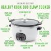 imageGreenLife 2 Cutting boards 6QT Healthy Ceramic Nonstick Slow Cooker PFAS ampamp PFOAFree Programmable StovetopSafe Extra Durable Versatile Kitchen Essentials Easy Clean WhiteWhite