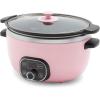 imageGreenLife Cook Duo Healthy Ceramic 6QT Slow Cooker Digital Timer Parts Soft Pink ampamp Healthy Ceramic Extra Large 2022 Electric Griddle for Pancakes Eggs Burgers and More Soft PinkSoft Pink
