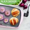 imageGreenLife Cook Duo Healthy Ceramic 6QT Slow Cooker Digital Timer Parts Soft Pink ampamp Healthy Ceramic Extra Large 2022 Electric Griddle for Pancakes Eggs Burgers and More Soft PinkSoft Pink