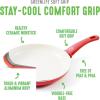imageGreenLife Soft Grip 16 Piece Healthy Ceramic Nonstick Cookware Set Pots and Pans Set 6Quart Slow Cooker PFAS ampamp PFOAFree Dishwasher Safe Oven Safe Versatile Kitchen Essentials PinkRed