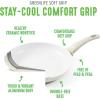 imageGreenLife Soft Grip 16 Piece Healthy Ceramic Nonstick Cookware Set Pots and Pans Set 6Quart Slow Cooker PFAS ampamp PFOAFree Dishwasher Safe Oven Safe Versatile Kitchen Essentials PinkCream and White
