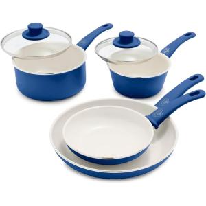 imageGreenLife 2 Cutting boards 6QT Healthy Ceramic Nonstick Slow Cooker PFAS ampamp PFOAFree Programmable StovetopSafe Extra Durable Versatile Kitchen Essentials Easy Clean WhiteBlue