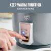 imageGreenLife Electric Rice Cooker 3Cups Uncooked6Cups Cooked Removable PFASFree Nonstick Pot OneSwitch Design Auto Keep Warm Small Space Saving Rice Paddle Soup Grains Oatmeal 15 QT WhiteGrey