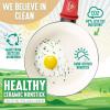 imageGreenLife Soft Grip Healthy Ceramic Nonstick Saucepan with Lid 3QT Red